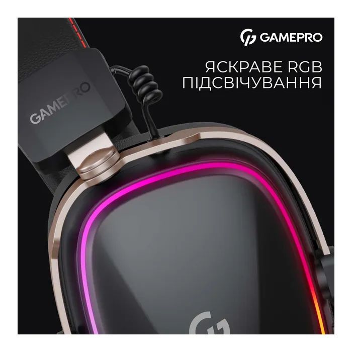 Наушники GamePro Asgard Valkyria RGB Tri-Mod (HSW249B) изображение 12