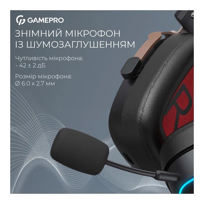 Наушники GamePro Asgard Valkyria RGB Tri-Mod (HSW249B) изображение 7