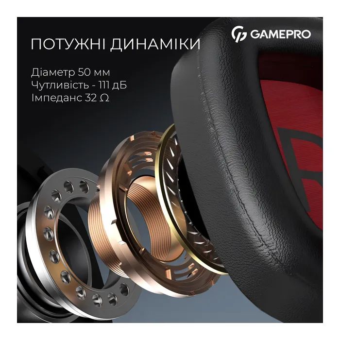 Наушники GamePro Asgard Valkyria RGB Tri-Mod (HSW249B) изображение 8