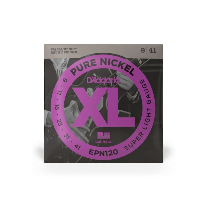 Струны для гитары D'Addario XL Pure Nickel Super Light (09-41) (EPN120)