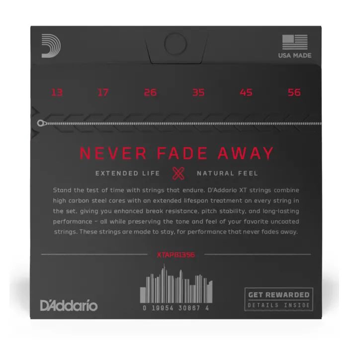 Струни для гітари D'Addario XT Phosphor Bronze Medium (13-56) (XTAPB1356) зображення 3