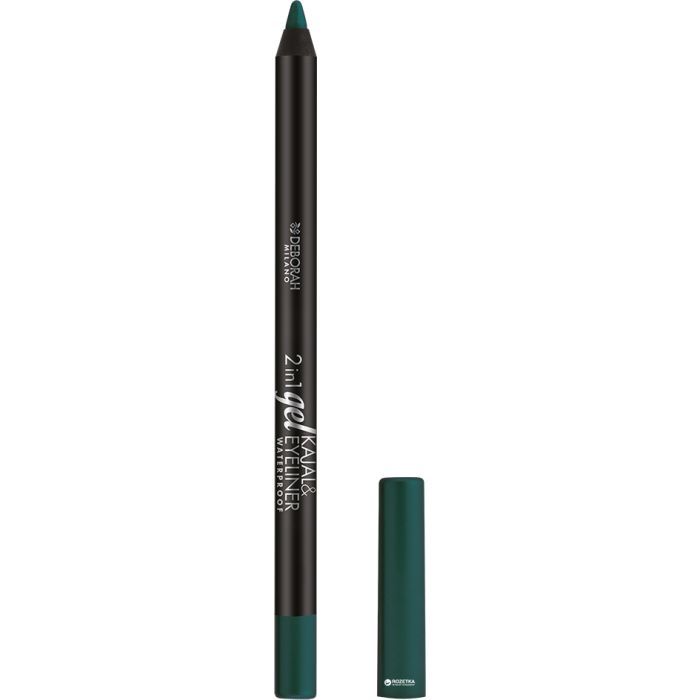 Карандаш для глаз Deborah 2 in 1 Kajal & Gel Eyeliner 04 (8009518223262)