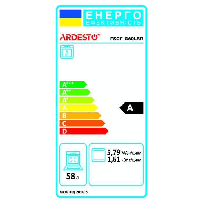 Плита Ardesto FSCF-G60LBR изображение 2