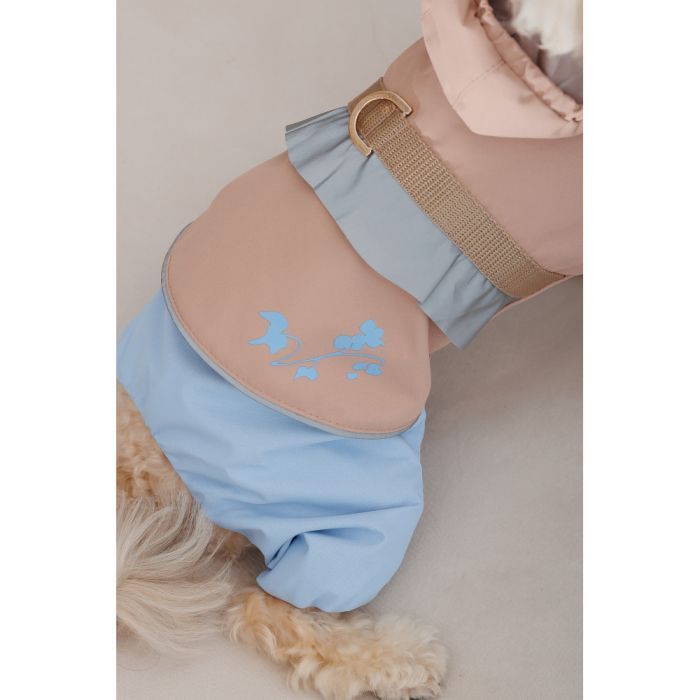 Дощовик для тварин Pet Fashion Tina М бежевий/блакитний (4823082435173) зображення 8