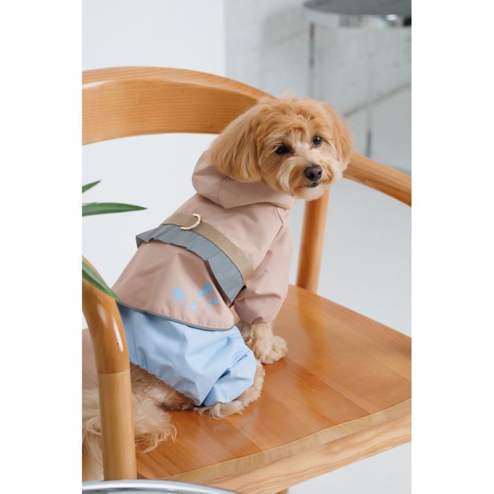 Дощовик для тварин Pet Fashion Tina М бежевий/блакитний (4823082435173) зображення 9