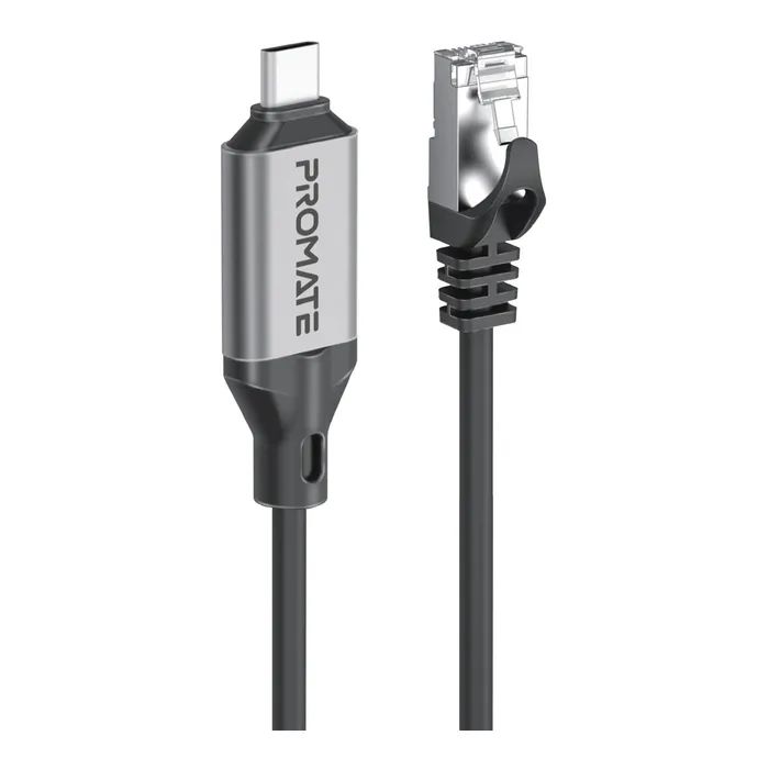 Дата кабель USB-C to RJ45 Ethernet 5.0m Promate (clink-rj45)