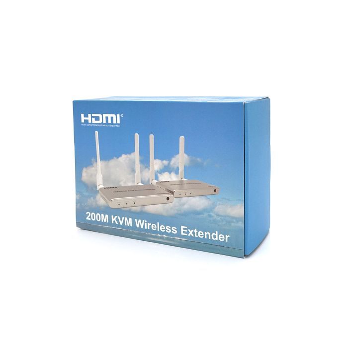 Адаптер HDMI extender 200.0m WIFI 1080p + USB extender Voltronic (YT31652) изображение 4