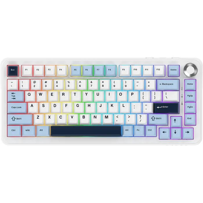 Клавиатура Ajazz AK820 MAX PLUS Daydream Switch RGB Wireless/Bluetooth/USB White (AK820MAX-DD-BWD) > цены в Киеве и Украине Клавиатура Ajazz AK820 MAX PLUS Daydream Switch RGB Wireless/Bluetooth/USB White (AK820MAX-DD-BWD)