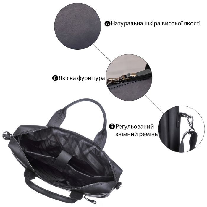 Сумка Shvigel Черная (11035) изображение 4