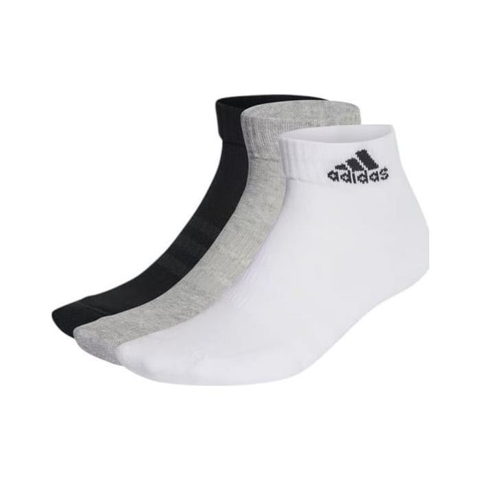 Носки Adidas C SPW ANK IC1281 3P білий, чорний, сірий M (40-42) (4066746302088)