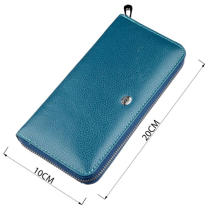 Гаманець ST Leather Блакитний (18861) зображення 3