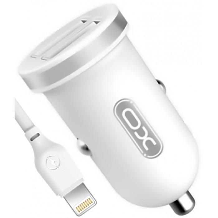 Зарядное устройство XO 2xUSB 2.1A + cable USB to Lightning black (TZ08-L-BK)