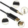 Кабель мультимедийный USB-C to 3.5mm M 1.0m black XoKo (AUX-002-BK) изображение 2