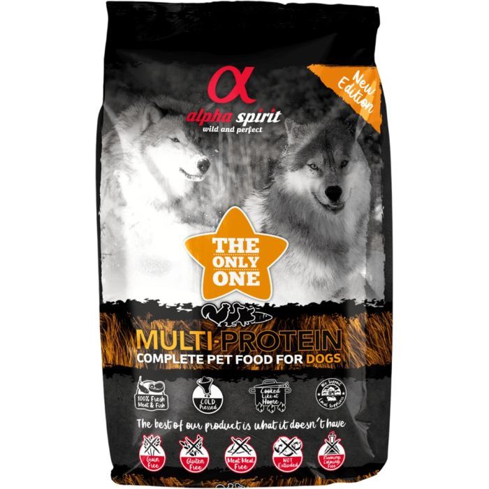 Сухой корм для собак Alpha Spirit The Only One Multi-Protein 12 кг (8436586310288)