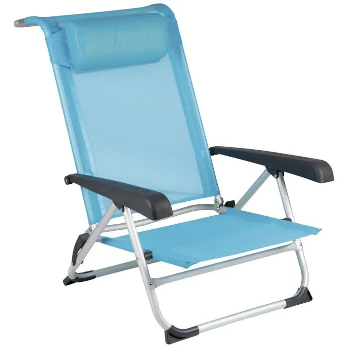 Крісло складане Bo-Camp Saint-Tropez Grey (1204796) (DAS303395)