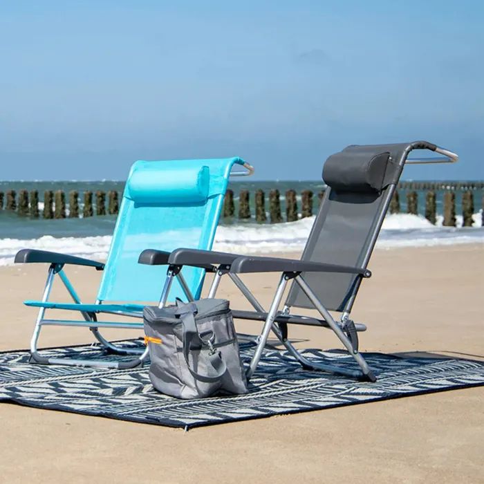 Крісло складане Bo-Camp Saint-Tropez Grey (1204796) (DAS303395) зображення 7