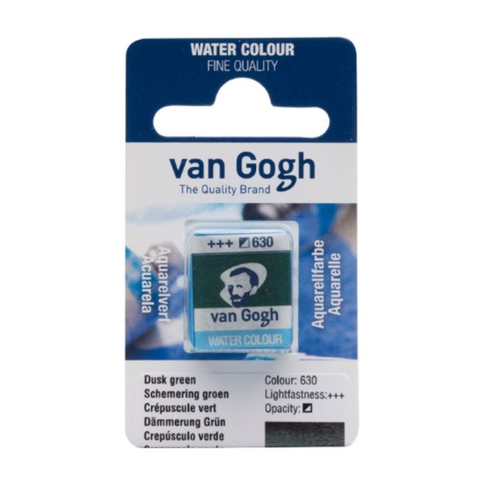 Акварельні фарби Royal Talens Van Gogh (630), Зелений сутінковий, кювета (8712079419455)