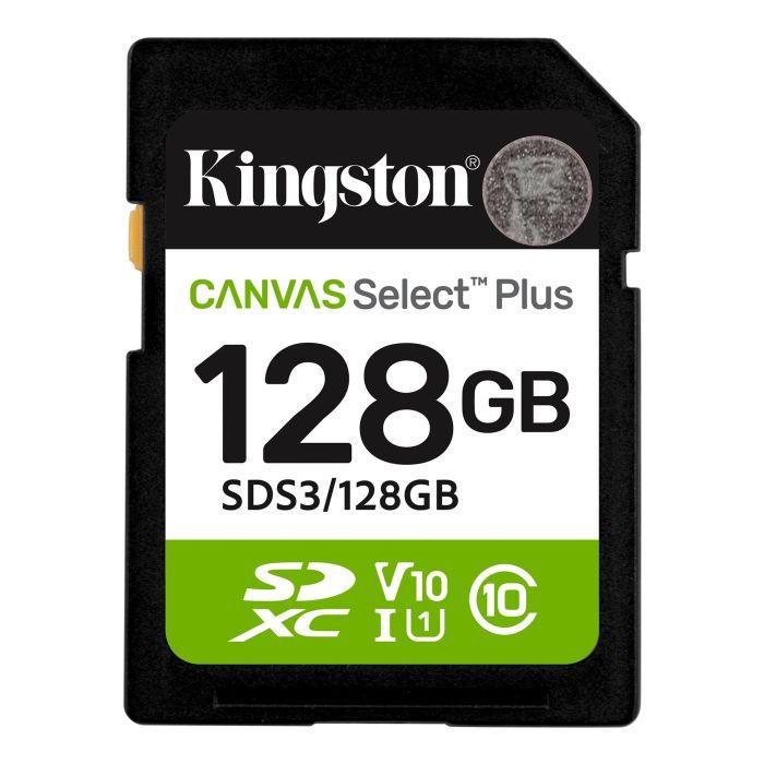 Карта памяти Kingston 256GB SDXC class 10 UHS-I V10 A1 Canvas Select Plus (SDS3/256GB)