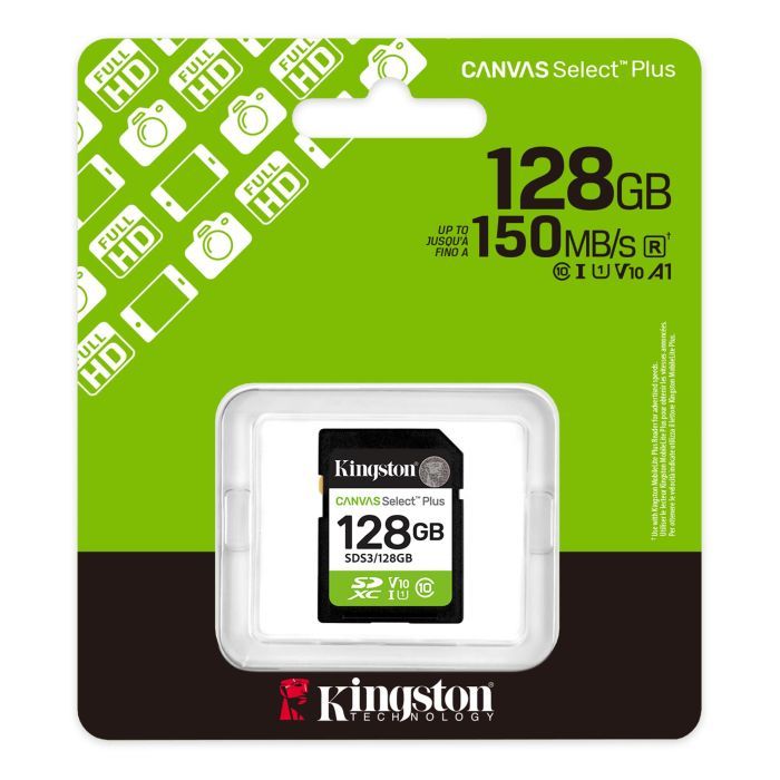 Карта памяти Kingston 256GB SDXC class 10 UHS-I V10 A1 Canvas Select Plus (SDS3/256GB) изображение 3