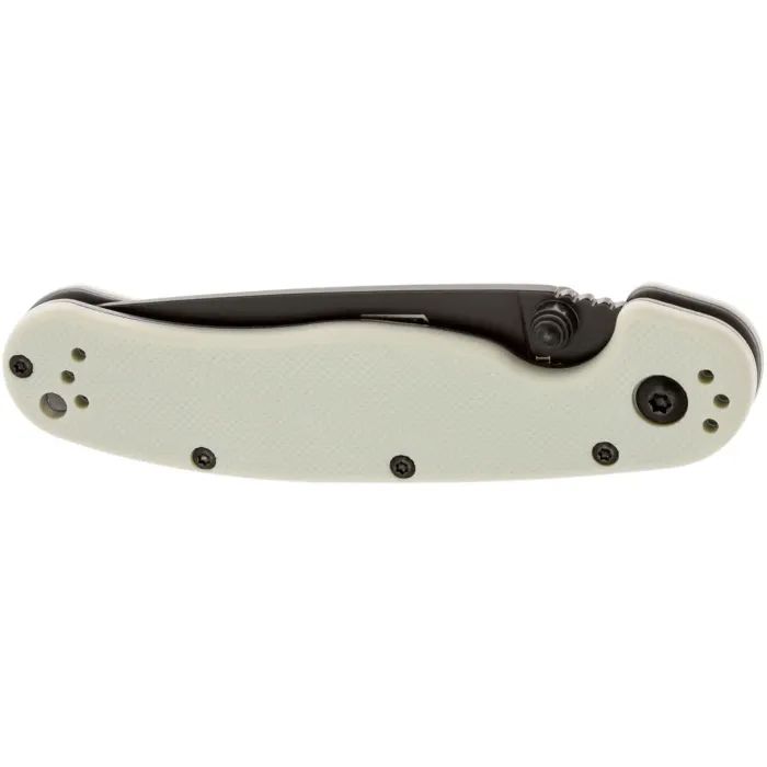 Нож Ontario Knife RAT II AUS-8 Bone, Black Blade (ON8862BONE) изображение 2