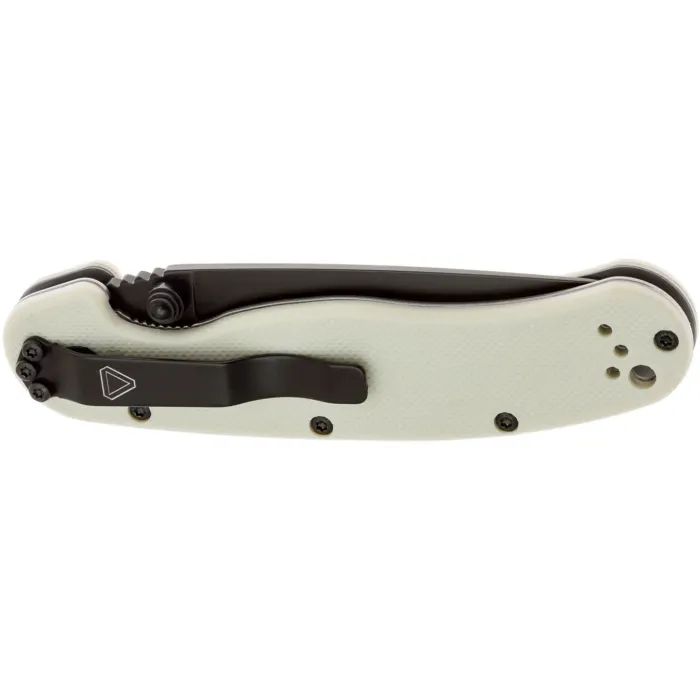 Нож Ontario Knife RAT II AUS-8 Bone, Black Blade (ON8862BONE) изображение 3
