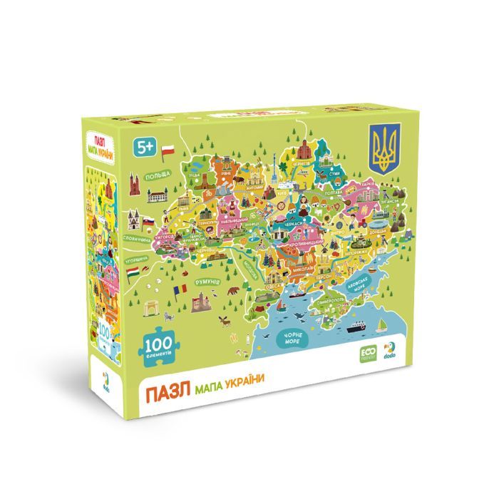 Пазл DoDo Карта Украины (300706)