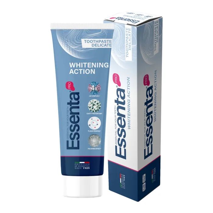 Зубная паста Essenta Pro Whitening Action 75 мл (8031447500060)