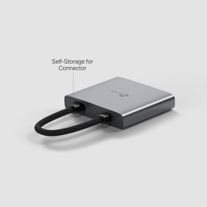 Концентратор TP-Link USB-C 3-in-1 1xUSB 3.0 + 1xUSB-C PD 100W + 1xHDMI (UH3020C) зображення 3
