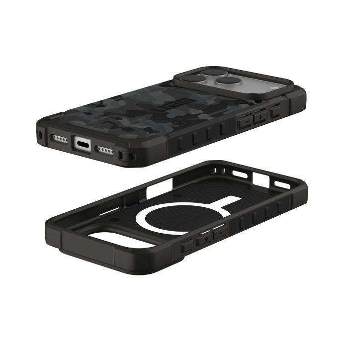 Чехол для мобильного телефона UAG iPhone 17 Pro Pathfinder Clear MagSafe Ash/Black (114551113140) изображение 7