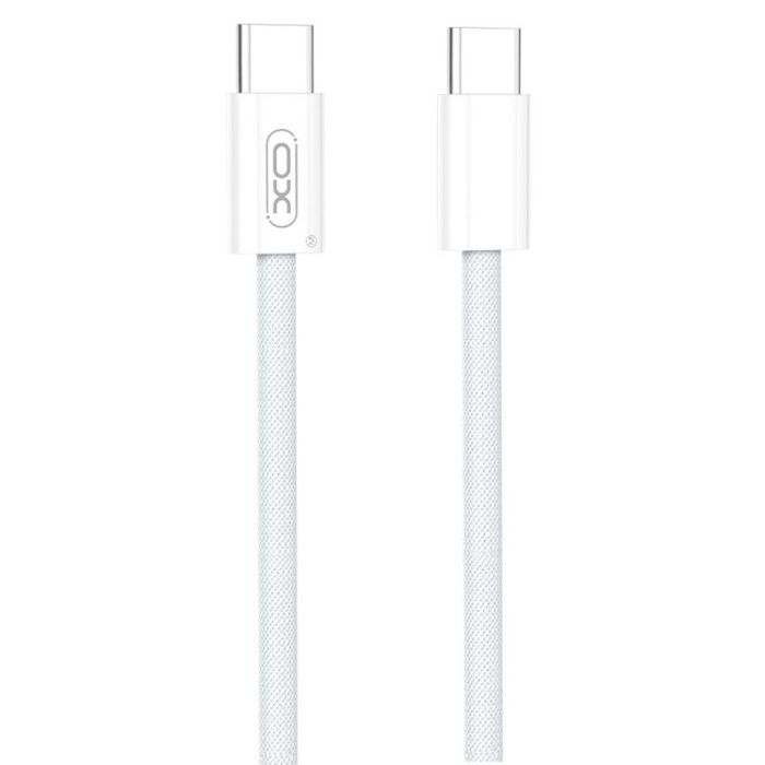 Дата кабель USB-C to USB-C 1.0m 60W white XO (NBQ260A_С_White) зображення 2