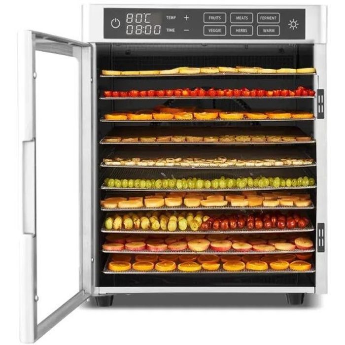 Сушка для овощей и фруктов Tekhniko DH-10F-SS изображение 4