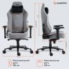Крісло ігрове GamePro GC775G Fabric Grey (GC775G) зображення 12