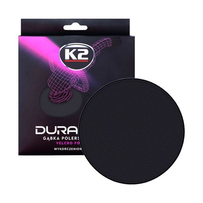 Губка для мытья K2 з липучкою для полірування, чорна (фінішна) (L614) изображение 4