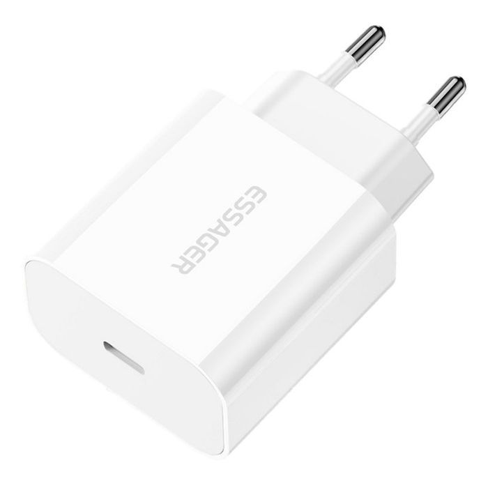 Зарядное устройство Essager USB-C PD20W white (ECTC-FJB02-P)