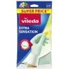 Перчатки хозяйственные Vileda Extra Sensation Латексные Для деликатных работ Размер L (4023103073944) > цены в Киеве и Украине Перчатки хозяйственные Vileda Extra Sensation Латексные Для деликатных работ Размер L (4023103073944)