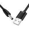 Кабель живлення USB to DC 3.5mm 5V 1.0m black Ugreen (10376) зображення 2