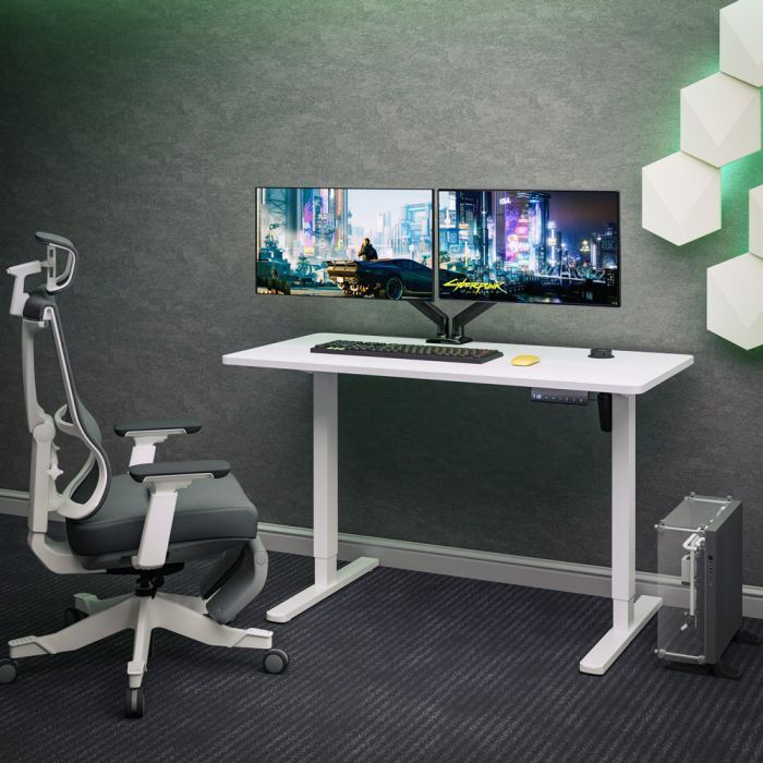 Компьютерный стол Mealux PowerDesk Energy Mahogany з електрорегулюванням висоти (EVO-201 Energy Mahogany/B) изображение 4