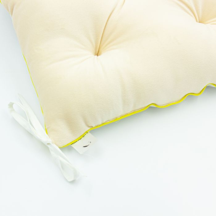 Подушка на стілець MirSon 28-0004 Cream Velvet 50х50 см (2200006275756) зображення 2