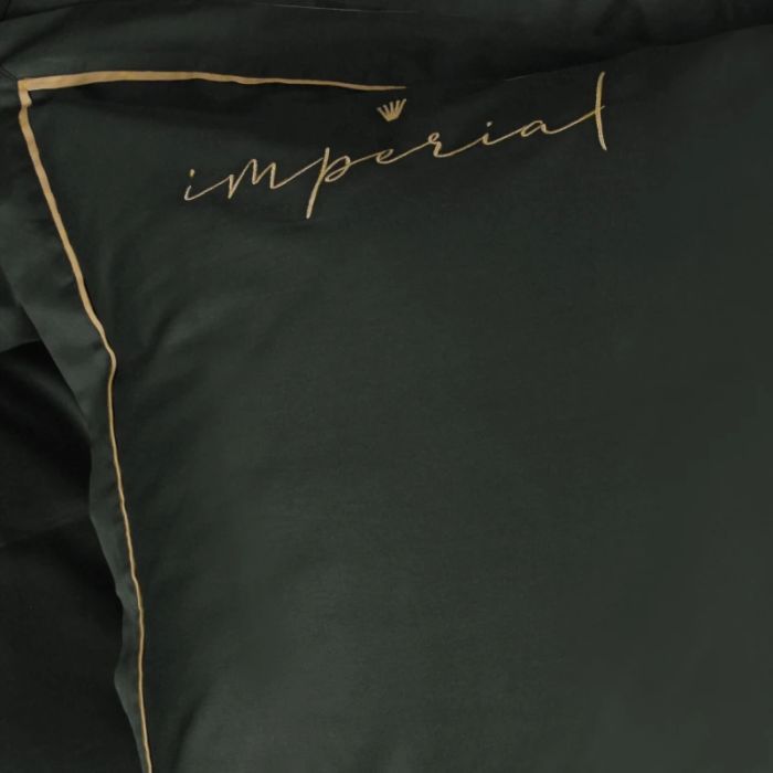 Постельное белье MirSon Сатин Imperial Satin Emerald 175х210 двуспальный (2200008576240) изображение 6