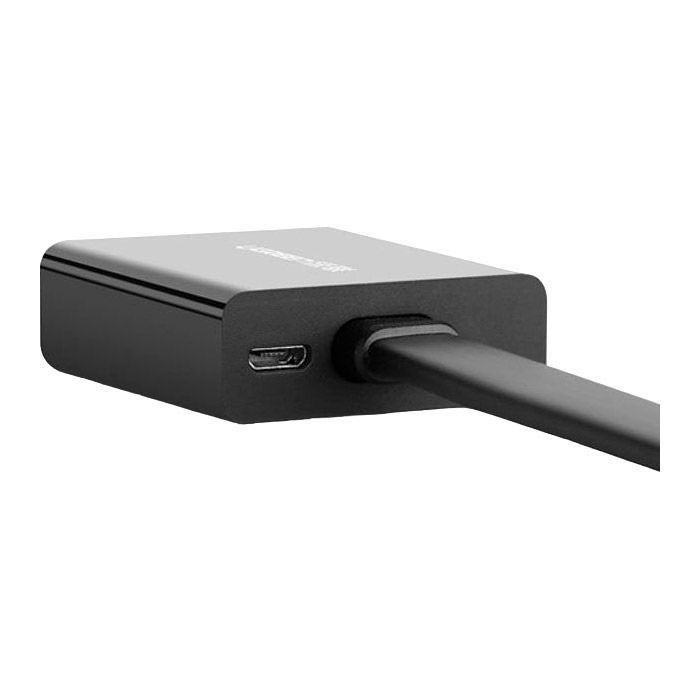 Переходник DVI 24+1 M to VGA F active black Ugreen (40259) изображение 4