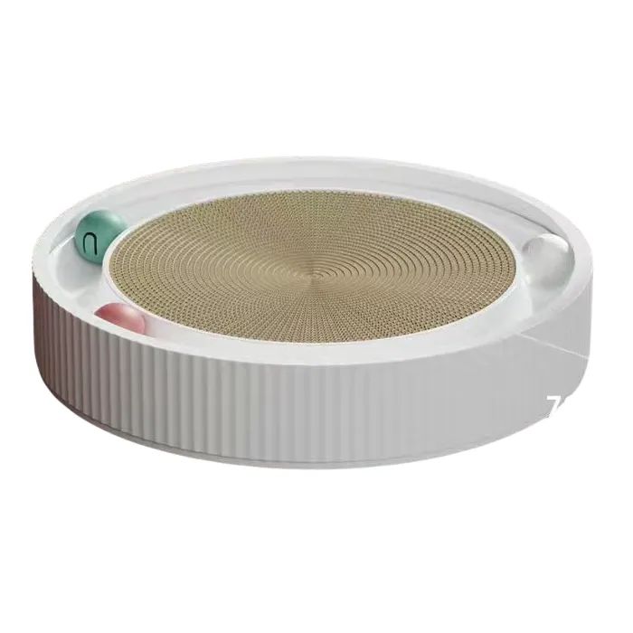 Дряпка (кігтеточка) для котів Lapka Скрапер «2-в-1» Кругла (LPK-17)