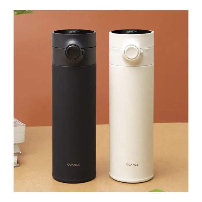 Термос Xiaomi Quange Stainless vacuum cup with Display Matte White 480 мл (BW401 Matte White) зображення 2