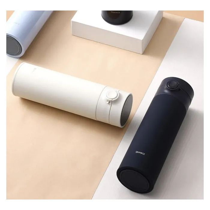 Термос Xiaomi Quange Stainless vacuum cup with Display Matte White 480 мл (BW401 Matte White) зображення 3