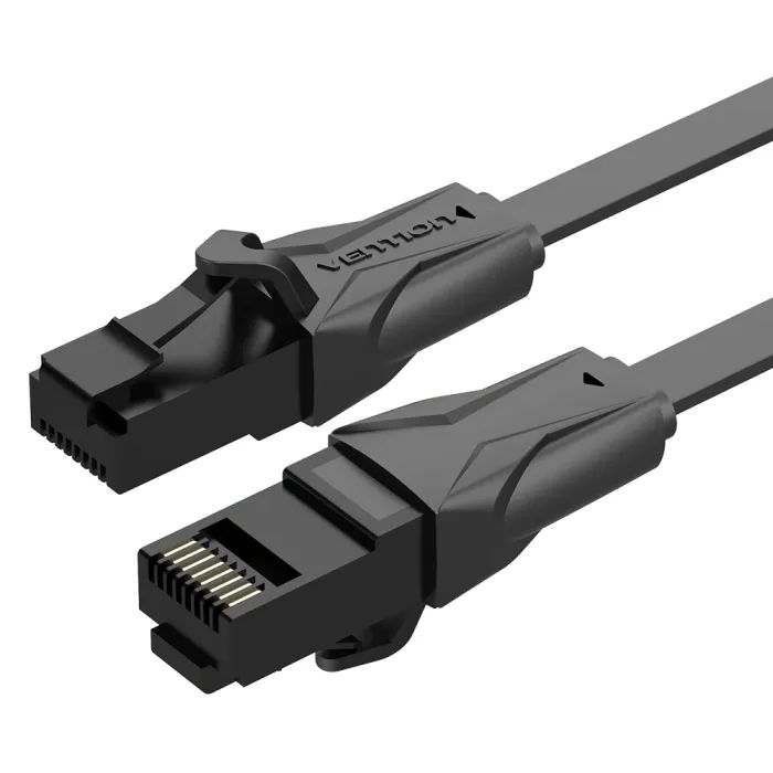 Патч-корд 0.5м, UTP cat 6 RJ-45 black Vention (IBJBD)
