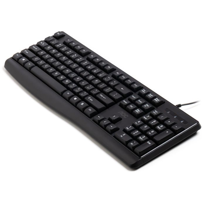 Клавіатура AOC KB120B USB UA Black (KB120B/97) зображення 3