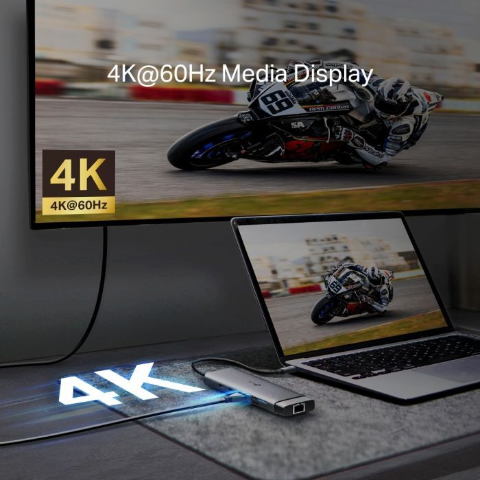 Порт-репликатор TP-Link USB Type-C 9-в-1 (UH9120C) изображение 6