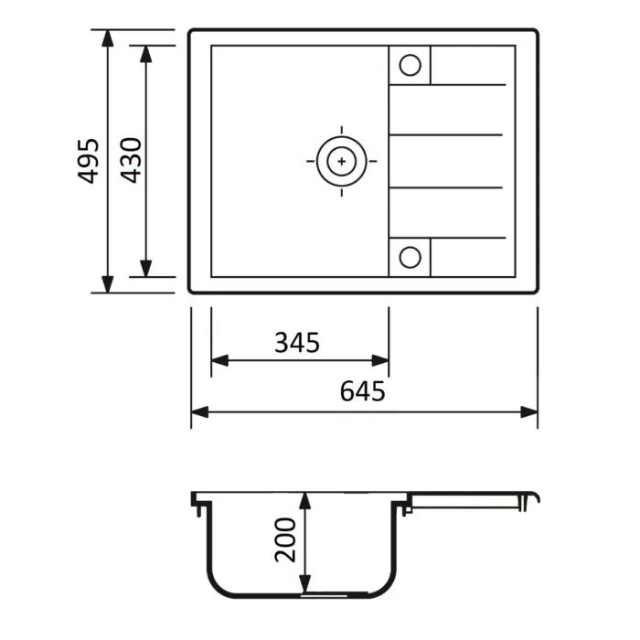Мийка кухонна Adamant ANILA Avena (182496100306) зображення 4