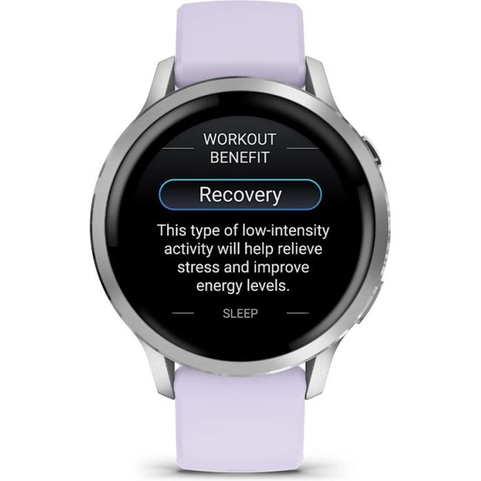 Смарт-часы Garmin Venu 4 (41mm), Gray w/ Silver + Periwinkle, GPS смарт-годинник (010-03013-01) изображение 8