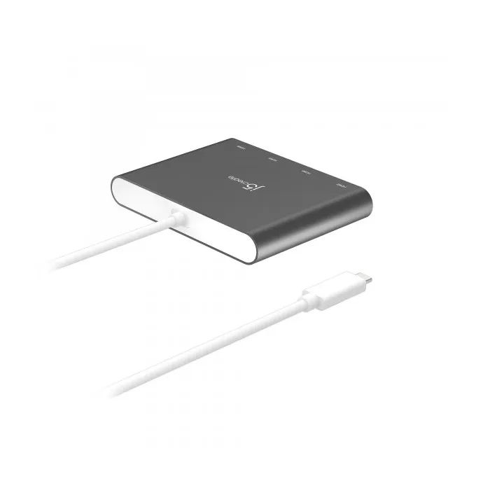Адаптер USB-C to 4xHDMI F quad display J5create (JCA366-N) изображение 3