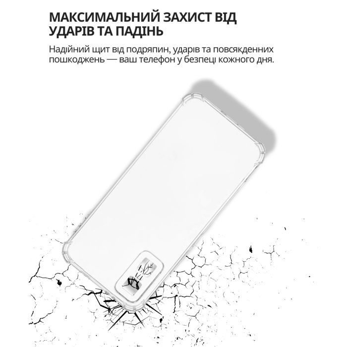 Чехол для мобильного телефона BeCover Anti-Shock Infinix GT 30 Pro (X6873) Clear (714697) изображение 4